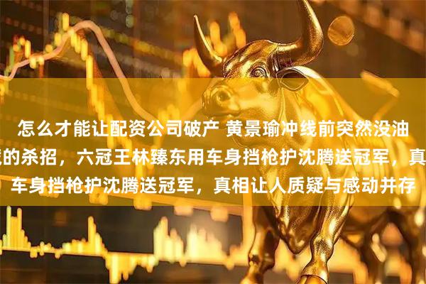 怎么才能让配资公司破产 黄景瑜冲线前突然没油，不是BUG而是韩寒藏的杀招，六冠王林臻东用车身挡枪护沈腾送冠军，真相让人质疑与感动并存